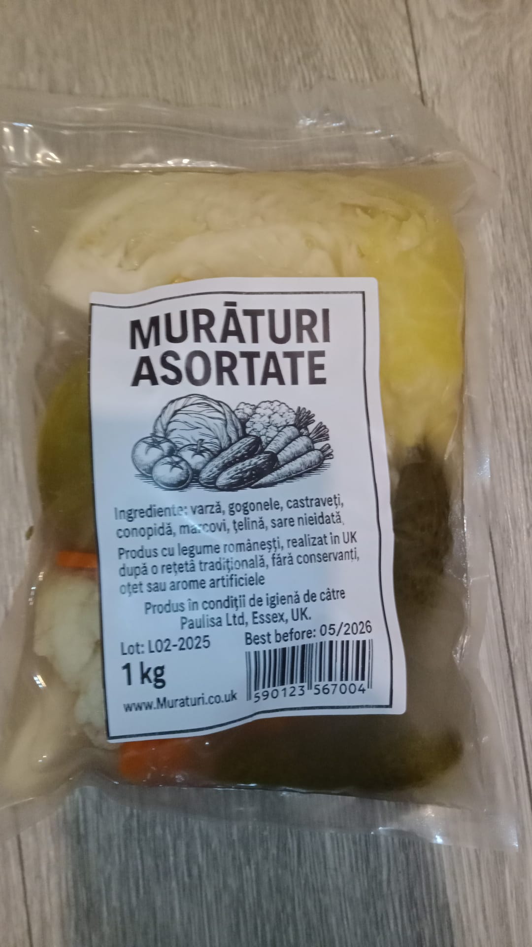 Murături asortate 1 kg